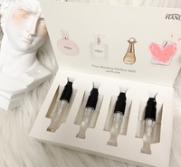 Coffret d'échantillons de parfum en verre vide personnalisé 1,7 ml 3 ml 5 ml avec bouchon ou pulvérisateur