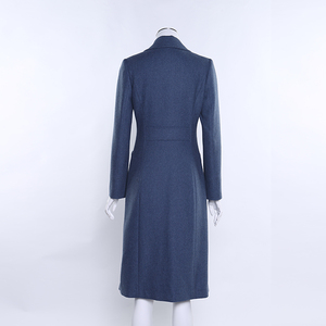 Simplee-<span class=keywords><strong>manteau</strong></span> Long d'hiver pour femmes, tendance, personnalisé, en usine, formel, 80% <span class=keywords><strong>cachemire</strong></span>, <span class=keywords><strong>laine</strong></span> et mélange, 20% - Product Image 2