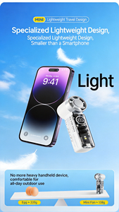 Ventilateur personnel léger rechargeable par USB pour l'été – Refroidisseur électrique portatif ultra-compact pour les voyages et l'extérieur - Product Image 3