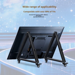 Carrello Mobile JIANGHAO <span class=keywords><strong>Nb</strong></span> Ava1500 con Rotazione a 360 Gradi, Capacità 200 lbs, Acciaio SPCC, Certificato ULGS, Supporto TV per Schermi 55-70 Pollici - Product Image 3