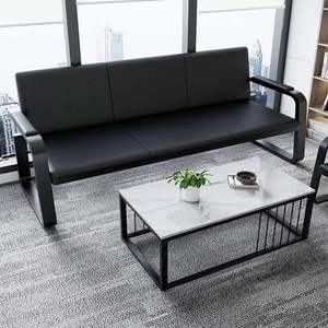 Modern Simple Office Reception Sofa Set Business Waiting Lounge Sofa 1 2 3 Seater Sofa <b>Combination</b> For Meeting Room Apartment - Product Image 6