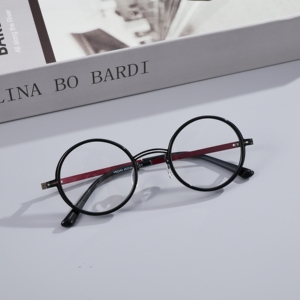 Korea Fashion Titanium Glasses <b>Frame</b> Ultralight Two-Tone Business Eyeglasses Trendy Anti Fatigue Prescription Optical Spectacles - Product Image 4