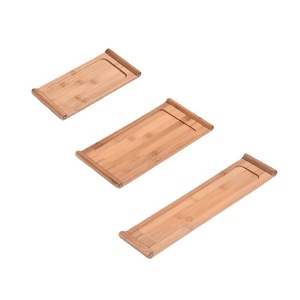 Bandeja de madera de bambú estilo Imperial Edict para servir té, sushi y frutas, diseño creativo y personalizable - Product Image 3