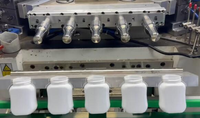 Máquina de Moldeo por Inyección y Soplado para Envases Ovalados de PE/PP para Champú y Loción de 50ml a 500ml
