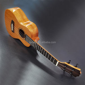 GALYDA Vente directe d'usine Ukulélé brillant de 23 pouces en acajou massif et palissandre pour débutants, pas cher, fabriqué en Chine - Product Image 2