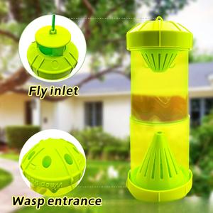 Trampa retráctil para moscas, atrapaavespas de doble propósito, trampa para insectos voladores para exteriores, para control de plagas en jardines y granjas - Product Image 3