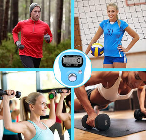 Prix usine 5 compteurs de doigt électroniques LED numériques compteur de traqueur de numéro de <span class=keywords><strong>Clicker</strong></span> manuel mécanique en plastique - Product Image 3