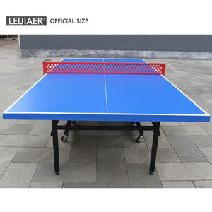 Mesa <span class=keywords><strong>de</strong></span> Tenis <span class=keywords><strong>de</strong></span> Mesa Plegable Doble Leijiaer 2038, Profesional/<span class=keywords><strong>Oficial</strong></span> para Competencia, Resistente al Agua para Exteriores - Product Image 2