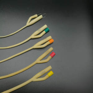 डिस्पोजेबल <span class=keywords><strong>2</strong></span> तरह लेटेक्स फोली कैथीटर सिलिकोन लेटेक्स विभिन्न आकारों के साथ - Product Image 2