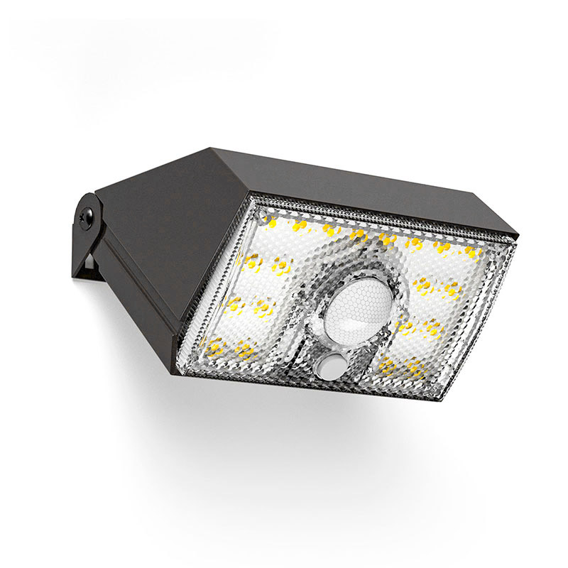 На открытом воздухе безопасности желоба фонари на солнечных батареях с датчиком движения мини настенные светильники