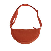 Nouveau sac tendance en forme de dumpling, léger, spacieux, polyvalent, petit sac bandoulière/épaule, fermeture éclair, nylon réglable, 45
