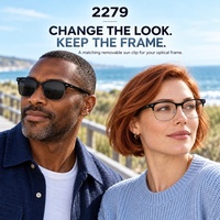Montures de lunettes en acier et TR à monture complète, avec verres polarisés à clipser anti-radiation confortables et protection UV400, vente en gros