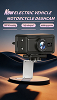Caméra de moto Full HD 1080P avec enregistreur vidéo, dashcam WiFi, étanche, DVR, enregistrement en boucle