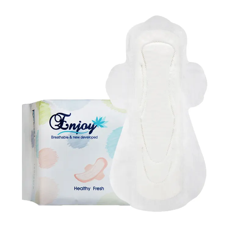 Serviettes hygiéniques jetables en coton biologique, tampon menstruel épais, biodégradables, nouveau nom de marque, pour femme Oem
