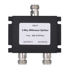 2 Ways RF Power Divisor 698-2700MHz Wilkinson Splitter N Feminino Alto Desempenho para LTE 4G Comunicação Rede Mobile Booster - Product Image 1