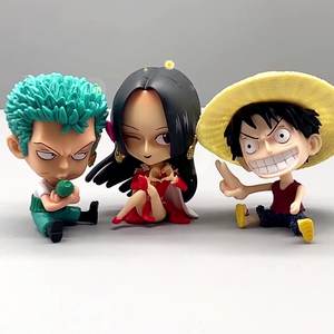 Figura de Acción Sentada de Pvc de Personajes de <span class=keywords><strong>Anime</strong></span> Cartoon Luffy Zoro Modelo para Adorno de Coche - Product Image 5