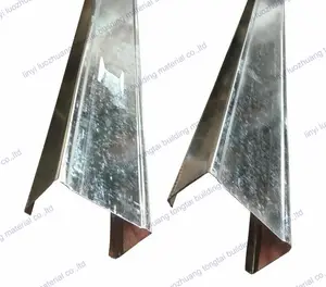 Materiales de construcción de paneles de yeso, perfiles de acero, Perno de Metal y pista, ángulo de pared de cuentas de esquina