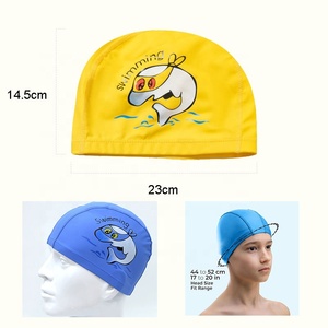 <span class=keywords><strong>Bonnet</strong></span> <span class=keywords><strong>de</strong></span> <span class=keywords><strong>bain</strong></span> personnalisé en spandex pour enfants, <span class=keywords><strong>tissu</strong></span> élastique doux, motif dessin animé, couche enduite PU <span class=keywords><strong>imperméable</strong></span>, écologique pour garçons - Product Image 2