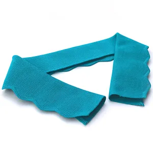 2023 hot selling Recycled Cotton/Spandex collar cuff and rib knit cuff for T-shirt for adults and children