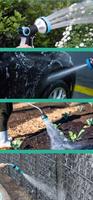 Dévidoir de tuyau rétractable automatique 20m/30m avec corps en ABS, personnalisable OEM, pour l'arrosage, le nettoyage et le jardinage (montage mural)