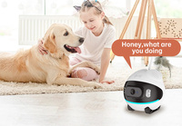 Robot de surveillance intelligent portable sans fil de haute qualité pour toute la maison, compagnon de promenade et moniteur d'animaux domestiques