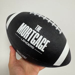 Abd amerikan futbolu özel Logo siyah vücut beyaz dantel kauçuk vücut iyi fiyat boyutu No 9 - Product Image 6