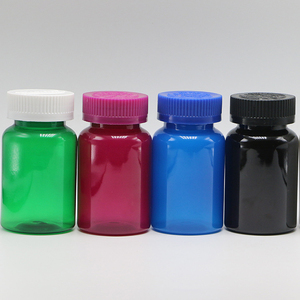 Màu Đen rỗng viên nang nhựa Pill chai thuốc 80ml 100ml 120ml 150ml Pet vitamin Pill Esay mở y học lưu trữ chai - Product Image 6