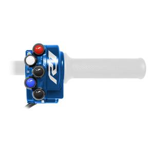 Cubierta de control del acelerador con interruptor integrado en el manillar para Yamaha YZF-R1 (Azul) - Product Image 5