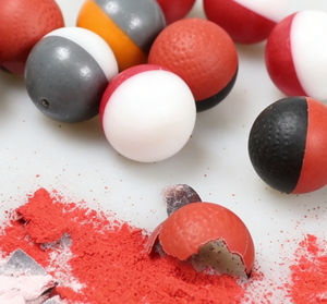 Bolas de polvo de Paintball coloridas de venta directa de fábrica 043 05 068 bolas de polvo de calibre bolas de pintura de alta calidad directamente - Product Image 1