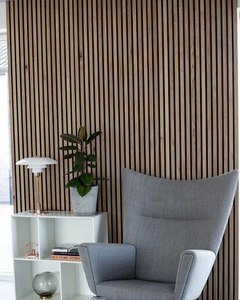 Bảng điều khiển âm thanh khuếch tán Tường Cách âm thanh bằng gỗ tấm sợi âm thanh - Product Image 6