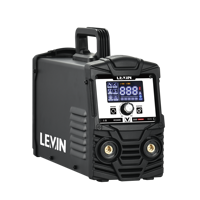 Nouvelle soudeuse à arc manuelle LEVIN ECO DC 200 AMPS 6.5KVA portable à onduleur IGBT MMA avec cycle de travail de 40%