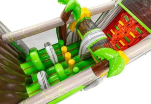 Nuevo diseño de carrera de obstáculos inflable al aire libre y casa de rebote impresionante castillo inflable a la venta - Product Image 4