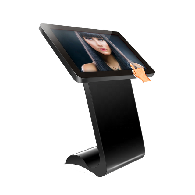 All in One Interactive Floor Standing Touch Display Screen for Retail & Shopping Malls Video TV Enabled with Function