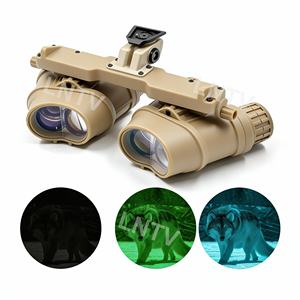 LNTV PANO18 파노라마 야간 투시경 97 FOV 쿼드 튜브 Gen3 화이트 포스포 자동 밝기 조절 1배 확대 500g - Product Image 3