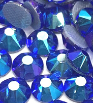 Ss20 #8 lớn và 8 Nhỏ 16 vết cắt tăng Vàng AB sửa chữa nóng Rhinestone sắt trên Rhinestone hotfix strass cho hàng may mặc - Product Image 6