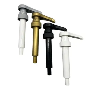 ปั๊มน้ำเชื่อมสีดำสีขาวขนาด28มม. 31มม. 38มม. ปั๊มดื่มกาแฟแบบสากลสำหรับเปลี่ยนขวดน้ำเชื่อม - Product Image 1