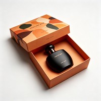 Boîte cadeau de luxe personnalisée 2026, 2 pièces (couvercle et base) pour parfum, boîte cosmétique haut de gamme en papier, estampage à chaud or