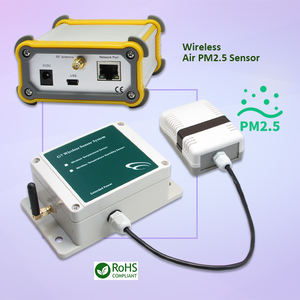 Capteur d'air sans fil PM2.5, pollution atmosphérique, moniteur PM 2.5, moniteur de qualité de l'air intérieur, station de surveillance de la qualité de l'air - Product Image 1
