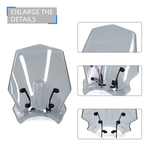Parabrisas Delantero para Motocicleta HONDA CB650R <span class=keywords><strong>CB</strong></span> <span class=keywords><strong>650R</strong></span> 2024-2025, Deflector de Viento con Soporte - Product Image 6