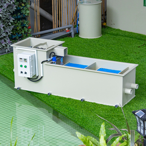 QihangRAS Home Use Garden Koi <strong>Pond</strong> <strong>Filter</strong> System 10m3/h <strong>UV</strong> Bio-Bacteria Combi Drum <strong>Filter</strong> for Aquarium Aquaculture Equipment - Product Image 5