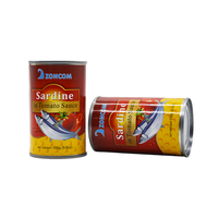 Offre Spéciale OEM en conserve Sardine en sauce tomate 155g étain poisson Pilchard