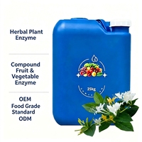 Extrait botanique liquide d'enzyme de chèvrefeuille de qualité alimentaire, matière première, 25 kg en fût, OEM/ODM disponible
