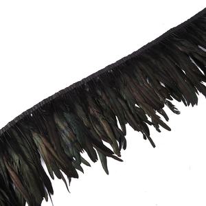 激安セール ダイレクト染め 天然オンドリ尾羽根 トリムフリンジ コークボア カーニバル パーティー コスチューム ドレス デコレーション用 - Product Image 6