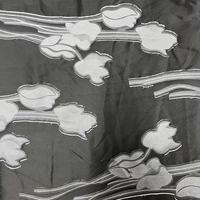 Tissu jacquard brocart léger 100% polyester à fleurs découpées, coloré, pour vêtements ABAYA pour filles, vente chaude à Dubaï en 2025