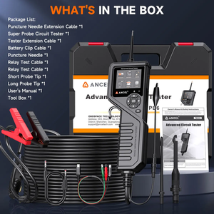 Ancel Pb600 Auto Accu <span class=keywords><strong>Tester</strong></span> 12V/24V Power Sonde <span class=keywords><strong>Circuit</strong></span> <span class=keywords><strong>Tester</strong></span> Kit Elektrisch Geïntegreerd Auto Batterij Systeem Diagnostische Tools - Product Image 3