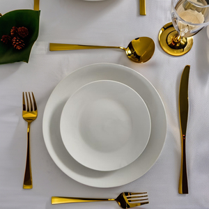 Juego de vajilla de porcelana moderna de 16 piezas, vajilla sostenible con forma de pareja, plato, cuenco, taza para <span class=keywords><strong>cena</strong></span> y servicio de comida - Product Image 5