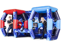 Jeu de combat gonflable Ninja IPS Lvfrog pour l'extérieur et l'intérieur, avec matériau PVC et couleur personnalisable pour enfants et adultes