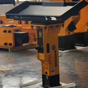 Disjoncteur hydraulique SOOSAN SB30 avec support supérieur de direction antidérapante GARANTIE D'UN MOIS AVEC PIÈCES DE RECHANGE APPROPRIÉES BOÎTE À OUTILS DE CISEAU - Product Image 1