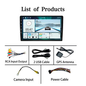 Radio Multimedia Universal Henmall de 2 Din y 9 Pulgadas <span class=keywords><strong>con</strong></span> <span class=keywords><strong>Pantalla</strong></span> Táctil IPS, Navegación GPS, Android, Reproductor de DVD para Auto, Estéreo para Auto - Product Image 6