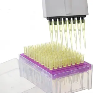 Laboratorio sterile 96 pz pack punta di aspirazione con elemento filtrante nessun enzima DNA/RNA nessuna fonte di calore 10ul/20ul/200ul/1000ul